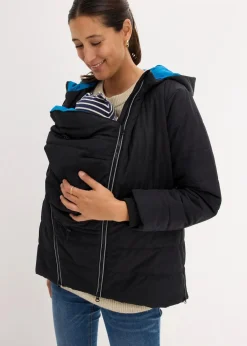 3 in 1 Umstandsjacke mit Trageeinsatz und Reflektoren