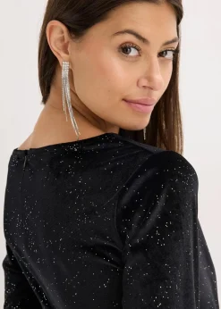 Abendkleid mit Glitzer