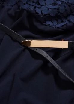 Abend-Maxikleid mit Gürtel (2-tlg.Set)