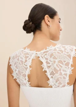 Abend-Maxikleid mit Spitze