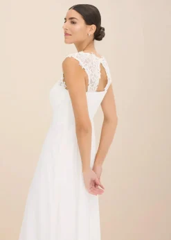 Abend-Maxikleid mit Spitze