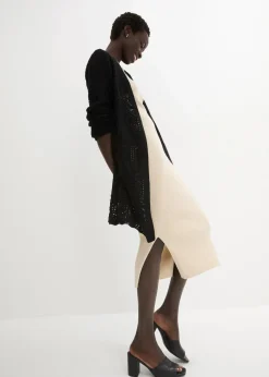 Ajour Longstrickjacke