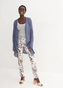 Ajour Longstrickjacke