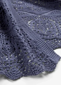 Ajour Longstrickjacke