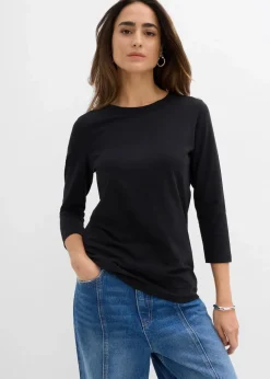3/4-Armshirt mit reiner Bio-Baumwolle