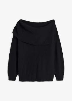 Asymmetrischer Off-Shoulder Pullover