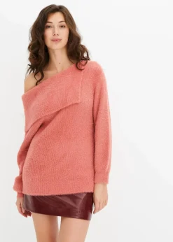 Asymmetrischer Off-Shoulder Pullover