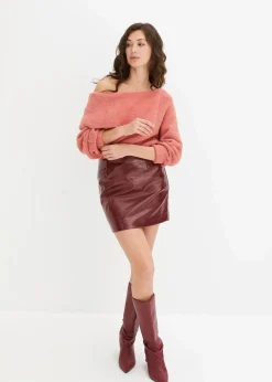 Asymmetrischer Off-Shoulder Pullover