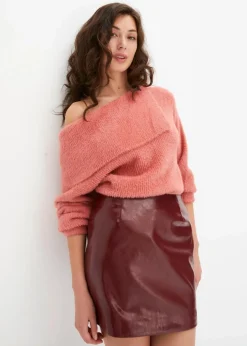 Asymmetrischer Off-Shoulder Pullover
