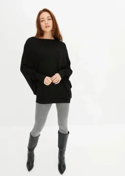 Asymmetrischer Oversize-Pullover