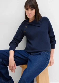 Asymmetrischer Pullover