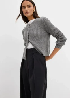 Ausgestellte Bundfaltenhose