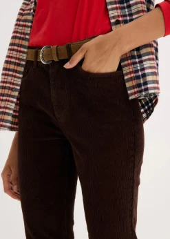 Ausgestellte Cordhose