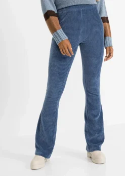 Ausgestellte Leggings in Cordoptik