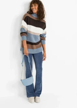 Ausgestellte Leggings in Cordoptik