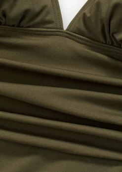 Badeanzug mit V-Ausschnitt