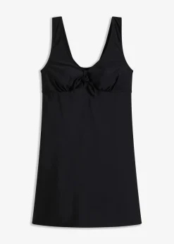 Badekleid mit breiten Trägern