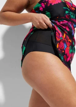 Badekleid mit Rundhalsausschnitt