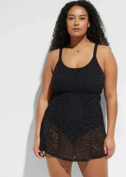 Badekleid mit Spitze