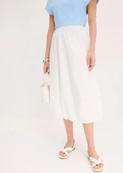 Ballonrock aus reiner Baumwolle