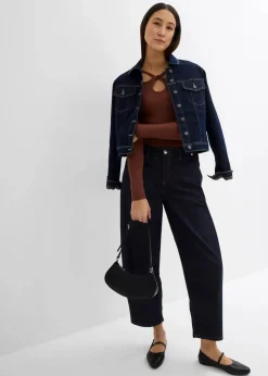 Balloon Jeans Mid Waist, cropped