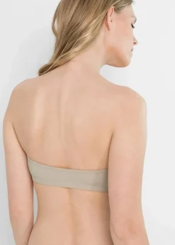 Bandeau BH (Cup A und B) mit Bio-Baumwolle (2er Pack)