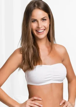 Bandeau BH (Cup A und B) mit Bio-Baumwolle (2er Pack)