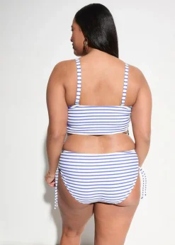 Bandeau-Bikini mit abnehmbaren Trägern (2-tlg.Set)