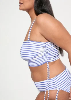 Bandeau-Bikini mit abnehmbaren Trägern (2-tlg.Set)