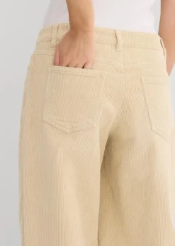 Barrel-Cordhose Mid Waist
