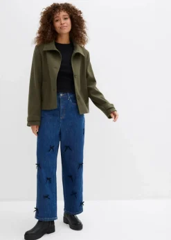 Barrel-Jeans High Waist, Bequembund