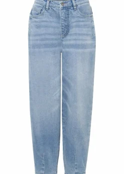 Barrel-Jeans, High Waist, Bio-Baumwolle