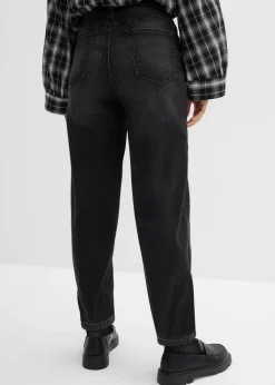 Barrel-Jeans, High Waist, Bio-Baumwolle
