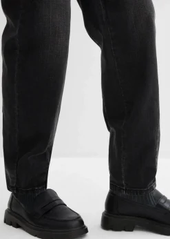 Barrel-Jeans, High Waist, Bio-Baumwolle