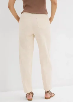 Barrel-Jeans, Mid Waist, Bequembund