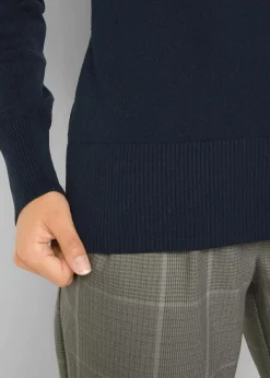 Basic Pullover mit recycelter Baumwolle