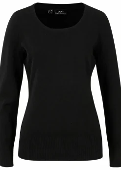 Basic Pullover mit recycelter Baumwolle