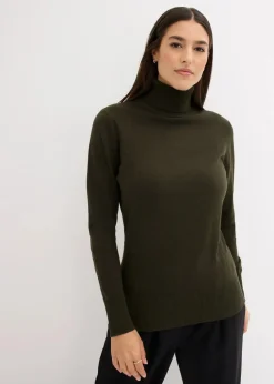 Basic Rollkragenpullover