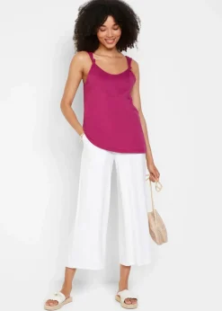 Baumwoll Top mit Knotendetails