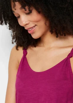 Baumwoll Top mit Knotendetails