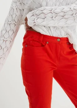 Baumwoll-Bermuda mit Bequembund