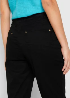 Baumwoll-Bermuda mit Bequembund