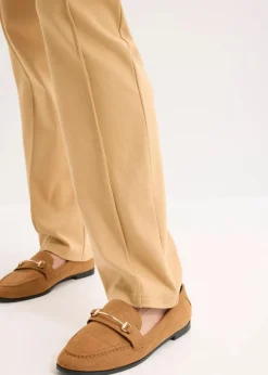 Baumwoll-Jersey-Hose mit Biesen