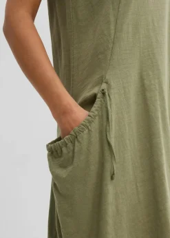 Baumwoll-Jerseykleid mit Taschen