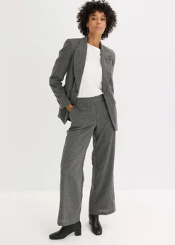 Baumwoll-Langarmshirt mit Ärmeln aus Popeline