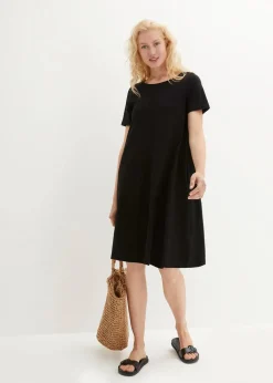 Baumwoll-Shirtkleid aus Flammgarn