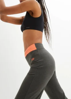 Baumwoll-Sporthose, Bootcut (2er Pack)