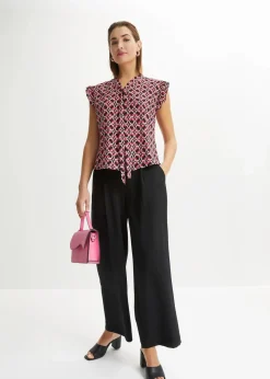 bedrucktes Blusentop