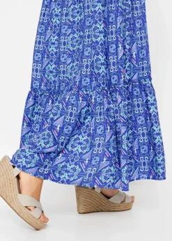 Bedrucktes Maxikleid aus nachhaltiger Viskose
