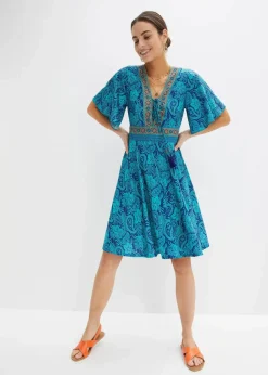 bedrucktes Minikleid